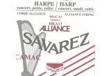 Camac Harps - Harpe Celtique Marin Lhopiteau - Harpe celtique du célèbre  luthier Breton - 36 cordes Alliance- demi ton Camac - Harpe en merisier  Français fabriquée en 2006 - Sculpture hippocampe 