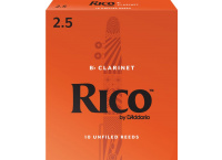 BOITE 10 ANCHES CLARINETTE SIB RICO BY D'ADDARIO N°2 1/2