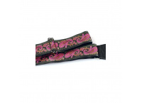 SANGLE GUITARE SOULDIER PAISLEY MAGENTA PAISLEY ON BK