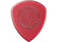 LOT DE 6 MEDIATORS DUNLOP FLOW STANDARD GRIP ROUGE 1,5 MM