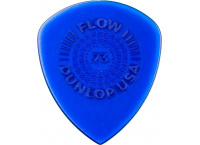 LOT DE 6 MEDIATORS DUNLOP FLOW STANDARD GRIP BLEU 0,73 MM