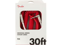 CABLE GUITARE JACK/JACK COUDE 9 M FENDER ORIGINAL SERIE COIL