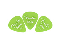 PACK 12 MEDIATORS FENDER PHOSPHORESCENTS 351