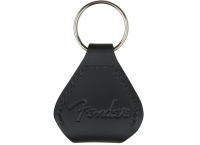 PORTE CLES MEDIATORS FENDER CUIR NOIR