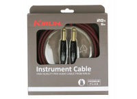 CABLE GUITARE JACK/JACK KIRLIN 6M NOIR