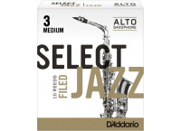 BOITE 10 ANCHES SAXOPHONE ALTO D'ADDARIO SELECT JAZZ FILED N°3 M