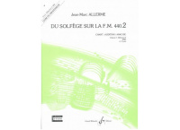 DU SOLFEGE SUR LA FM 440.2 VOL 2 PROF CHANT/AUDITION/ANALYSE