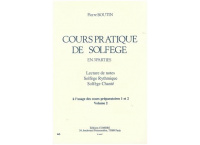 COURS PRATIQUE DE SOLFEGE VOL 2 PREPARATOIRES 1 ET 2