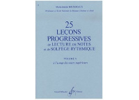 25 LECONS PROGRESSIVES VOL 5 SUPERIEUR 1