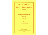 LE SOLFEGE DES DEBUTANTS VOL 1 TRES FACILE CLE DE SOL