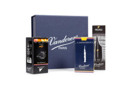 PACK VANDOREN BEC SAXOPHONE SOPRANO + LIGATURE + BOITE ANCHES