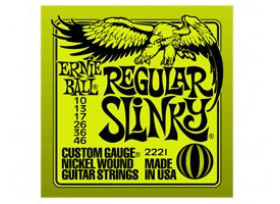 JEU 6 CORDES GUITARE ELECTRIQUE ERNIE BALL REGUALR SLINKY 10/46