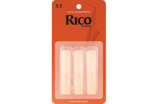 PACK 3 ANCHES SAXOPHONE ALTO RICO ORANGE N°3 1/2