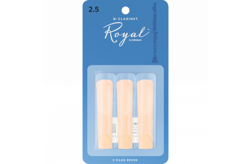 PACK 3 ANCHES CLARINETTE SIB D'ADDARIO ROYAL N°2 1/2