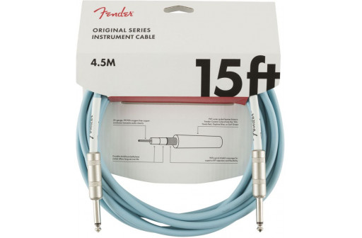 CABLE GUITARE JACK/JACK FENDER ORIGINAL SERIE INSTRUMENT 4,5M