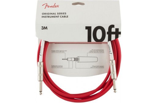 CABLE GUITARE JACK/JACK FENDER ORIGINAL SERIE INSTRUMENT 3M