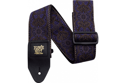 SANGLE GUITARE ERNIE BALL JACQUARD PURPLE PAISLEY