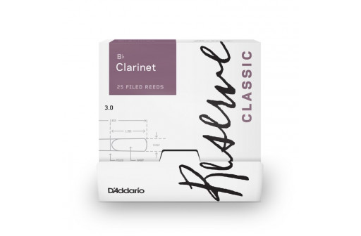 ANCHE CLARINETTE SIB D'ADDARIO RESERVE CLASSIC N°3 1/2