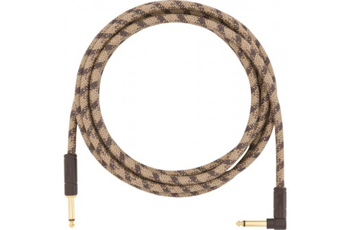 CABLE FENDER 10' ANGLED FESTIVAL INSTRUMENT PURE HEMP BROWN STRIPE