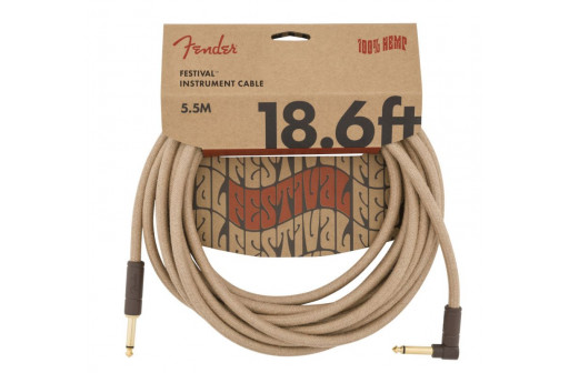 CABLE FENDER 18,6' ANGLED FESTIVAL INSTRUMENT PURE HEMP NATURAL