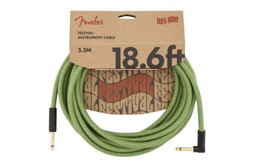 CABLE FENDER 18,6' ANGLED FESTIVAL INSTRUMENT PURE HEMP GREEN