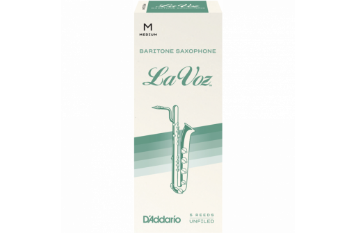 BOITE 5 ANCHES SAXOPHONE BARYTON D'ADDARIO LA VOZ MEDIUM