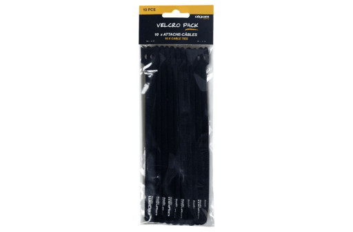 PACK DE 10 VELCRO ATTACHE-CABLES ALGAM LIGHTING