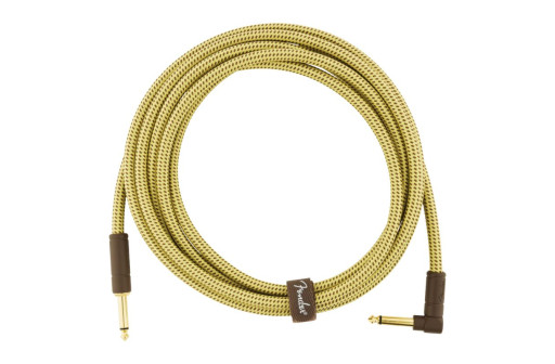 CABLE GUITARE JACK/JACK COUDE 3 M FENDER TWEED