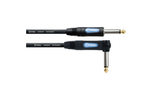 CABLE GUITARE CORDIAL JACK DROIT/JACK COUDE 1,5M CCFI1.5PR