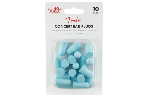 10 PAIRES BOUCHONS D'OREILLES CONCERT FENDER