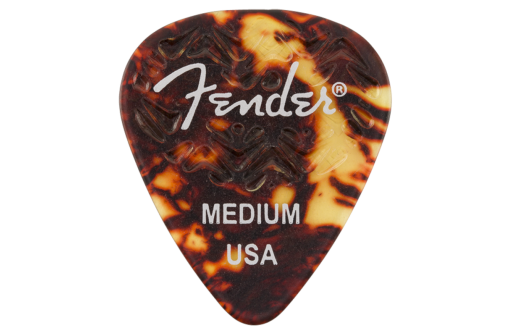 PACK 6 MEDIATORS FENDER CELLULOID SHAPE WAVELENGTH 351 MEDIUM