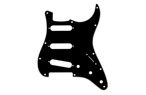 PLAQUE PROTECTION GUITARE FENDER HOLE MODERN-STYLE STRAT. S/S/S