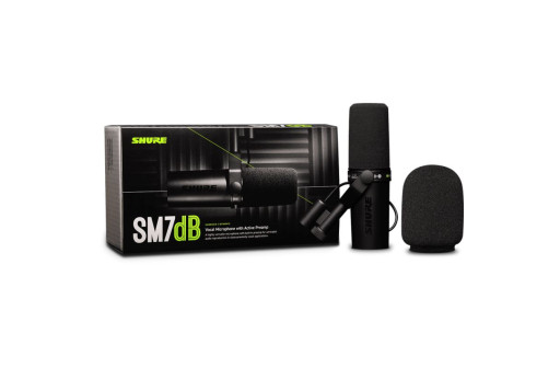 MICRO BROADCAST DYNAMIQUE AVEC PREAMP SHURE SM7BD