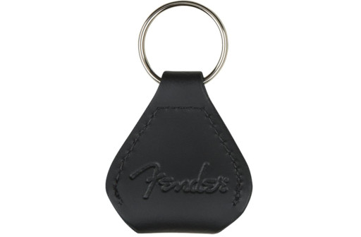 PORTE CLES MEDIATORS FENDER CUIR NOIR