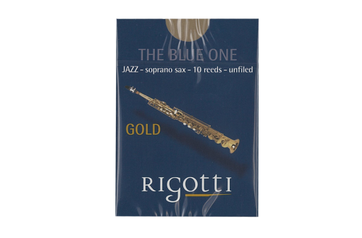 BOITE ANCHES SAXOPHONE SOPRANO RIGOTTI GOLD JAZZ N°2 1/2 MEDIUM