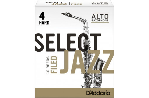 BOITE 10 ANCHES SAXOPHONE ALTO D'ADDARIO SELECT JAZZ FILED N°4 H