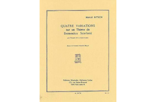 4 VARIATIONS SUR UN THEME DE DOMENICO SCARLATTI