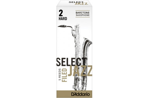 BOITE 5 ANCHES SAXOPHONE BARYTON D'ADDARIO SELECT JAZZ FILED N°2 H