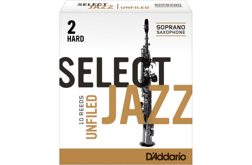 BOITE 10 ANCHES SAXOPHONE SOPRANO D'ADDARIO SELECT JAZZ UNFILED N°2 H