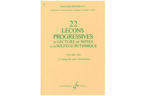 22 LECONS PROGRESSIVES VOL 3B ELEMENTAIRE 2