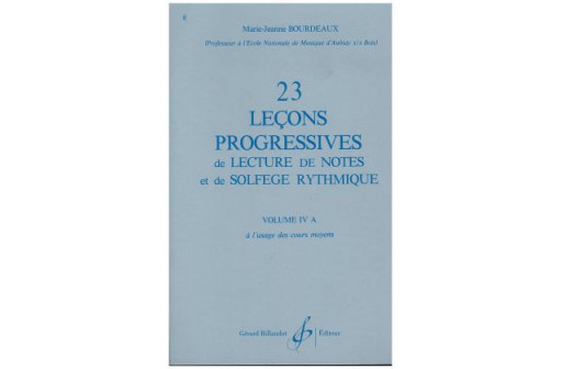 23 LECONS PROGRESSIVES VOL 4A MOYEN 1