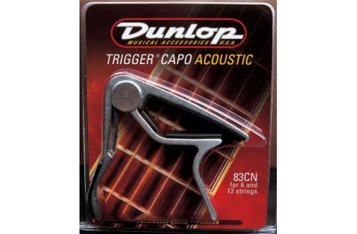 CAPODASTRE GUITARE ACOUSTIQUE DUNLOP A TRIGGER NICKEL 83CDN