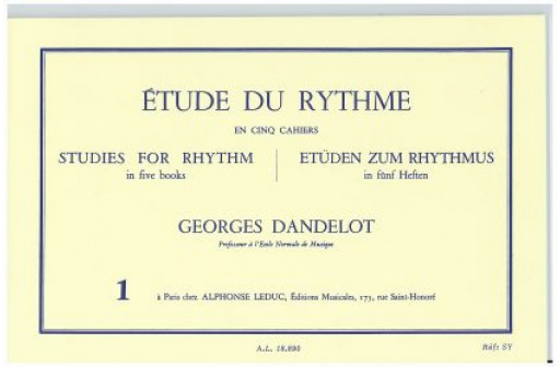 ETUDE DU RYTHME VOL 1