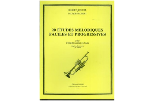 20 ETUDES MELODIQUES FACILES ET PROGRESSIVES 1ER CAHIER