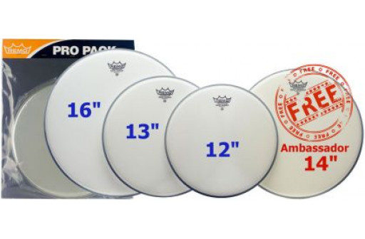 PRO PACK PEAUX REMO EMPEROR SABLEE 12"/13"/16"/14"